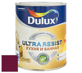 Краска DULUX LUXIUM ULTRA RESIST КУХНЯ И ВАННАЯ полуматовая ультрастойкая краска цвет RAL 4004 