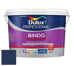 Краска DULUX LUXIUM BINDO НЕГОРЮЧАЯ 9л глубокоматовая краска цвет RAL 5003 