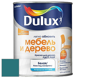 Краска DULUX LUXIUM МЕБЕЛЬ И ДЕРЕВО матовая краска цвет 10BG 14/268 