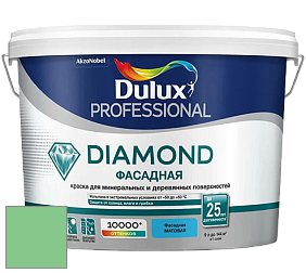 Краска DULUX LUXIUM DIAMOND ФАСАДНАЯ матовая краска цвет NCS S 1050-G10Y 