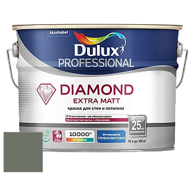 Краска DULUX LUXIUM DIAMOND EXTRA MATT глубокоматовая краска цвет NCS S 6010-G30Y 