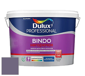 Краска DULUX LUXIUM BINDO НЕГОРЮЧАЯ 9л глубокоматовая краска цвет 30RB 16/144 Purple Sage