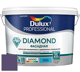Краска DULUX LUXIUM DIAMOND ФАСАДНАЯ матовая краска цвет 30RB 10/214 Fashion Passion