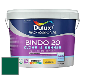 Краска DULUX LUXIUM BINDO 20 Кухня и Ванная полуматовая краска цвет 12GG 10/310 Swiss Pine