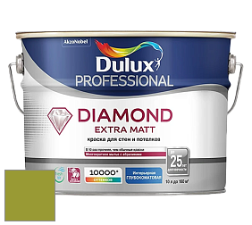 Краска DULUX LUXIUM DIAMOND EXTRA MATT глубокоматовая краска цвет NCS S 2070-G50Y 
