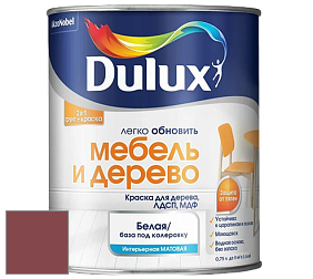 Краска DULUX LUXIUM МЕБЕЛЬ И ДЕРЕВО матовая краска цвет 90RR 11/257 Tomahawk Red