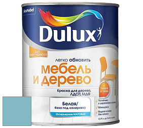 Краска DULUX LUXIUM МЕБЕЛЬ И ДЕРЕВО матовая краска цвет 50BG 44/184 Michigan Lakes
