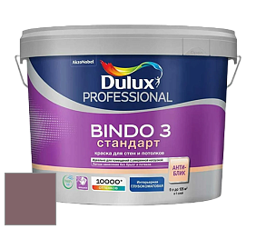 Краска DULUX LUXIUM BINDO 3 Стандарт глубокоматовая краска цвет 70RR 16/116 Roseroot