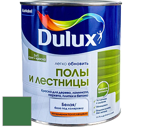 Краска DULUX LUXIUM ПОЛЫ И ЛЕСТНИЦЫ полуглянцевая краска цвет 90GY 13/375 Paradise green 2