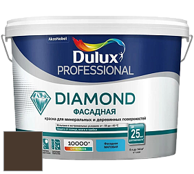 Краска DULUX LUXIUM DIAMOND ФАСАДНАЯ матовая краска цвет RAL 8014 