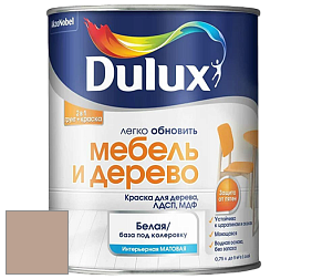 Краска DULUX LUXIUM МЕБЕЛЬ И ДЕРЕВО матовая краска цвет 80YR 40/148 Cappuccino candy 3