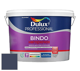 Краска DULUX LUXIUM BINDO НЕГОРЮЧАЯ 9л глубокоматовая краска цвет NCS S 7020-R70B 