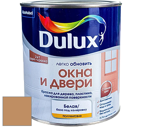 Краска DULUX LUXIUM ОКНА И ДВЕРИ полуматовая краска цвет 96YR 33/309 Autumn Tree