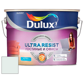 Краска DULUX LUXIUM ULTRA RESIST ГОСТИНЫЕ И ОФИСЫ ультрастойкая матовая краска цвет NCS S 0505-B80G 