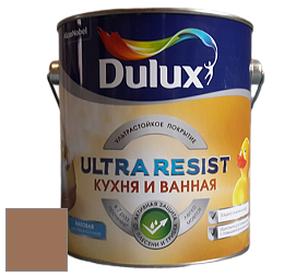 Краска DULUX LUXIUM ULTRA RESIST КУХНЯ И ВАННАЯ матовая ультрастойкая краска цвет 80YR 21/226 Afternoon Tea
