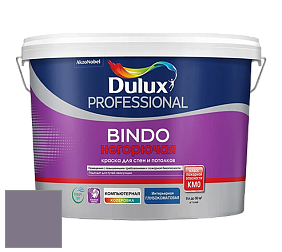 Краска DULUX LUXIUM BINDO НЕГОРЮЧАЯ 9л глубокоматовая краска цвет 50RB 20/091 Twilight cinders 2