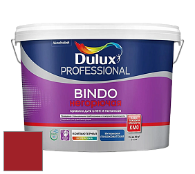 Краска DULUX LUXIUM BINDO НЕГОРЮЧАЯ 9л глубокоматовая краска цвет RAL 3001 