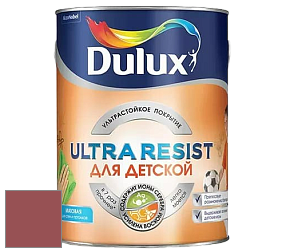 Краска DULUX LUXIUM ULTRA RESIST ДЛЯ ДЕТСКОЙ ультрастойкая матовая краска цвет 10YR 14/348 Gipsy bloom 1