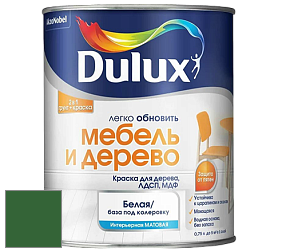 Краска DULUX LUXIUM МЕБЕЛЬ И ДЕРЕВО матовая краска цвет 70GY 11/300 Wreath of Green