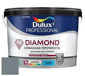 Краска DULUX LUXIUM DIAMOND MATT матовая краска цвет 95BG 23/044 Mellow Silver