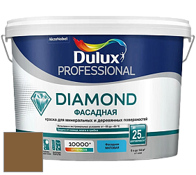 Краска DULUX LUXIUM DIAMOND ФАСАДНАЯ матовая краска цвет 10YY 12/300 Dark Safari