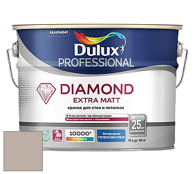 Краска DULUX LUXIUM DIAMOND EXTRA MATT глубокоматовая краска цвет 70YR 46/069 Chic Taupe