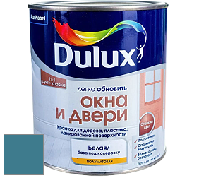 Краска DULUX LUXIUM ОКНА И ДВЕРИ полуматовая краска цвет 50BG 17/246 