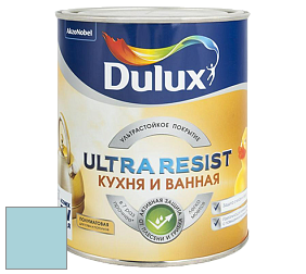 Краска DULUX LUXIUM ULTRA RESIST КУХНЯ И ВАННАЯ полуматовая ультрастойкая краска цвет NCS S 1020-B10G 