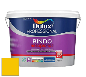 Краска DULUX LUXIUM BINDO НЕГОРЮЧАЯ 9л глубокоматовая краска цвет 45YY 62/805 Curry Spice