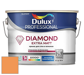 Краска DULUX LUXIUM DIAMOND EXTRA MATT глубокоматовая краска цвет 83YR 44/540 Tangerine Fizz