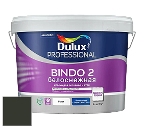 Краска DULUX LUXIUM BINDO 2 глубокоматовая краска цвет RAL 6008 