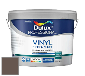 Краска DULUX LUXIUM VINYL EXTRA MATT глубокоматовая краска цвет 54YR 12/074 Charred Timber