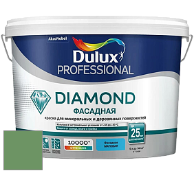 Краска DULUX LUXIUM DIAMOND ФАСАДНАЯ матовая краска цвет 57GY 28/292 Massive Green