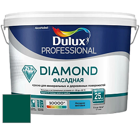 Краска DULUX LUXIUM DIAMOND ФАСАДНАЯ матовая краска цвет 42GG 08/250 Tall Evergreen