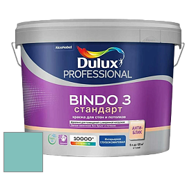 Краска DULUX LUXIUM BINDO 3 Стандарт глубокоматовая краска цвет RAL 6027 