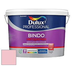 Краска DULUX LUXIUM BINDO НЕГОРЮЧАЯ 9л глубокоматовая краска цвет 77RR 67/177 Puppy Love