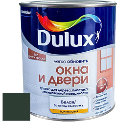 Краска DULUX LUXIUM ОКНА И ДВЕРИ полуматовая краска цвет 01GG 07/070 Leafy Wreath