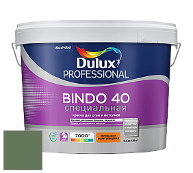 Краска DULUX LUXIUM BINDO 40 Специальная полуглянцевая краска цвет 50GY 18/178 Woodland Pearl