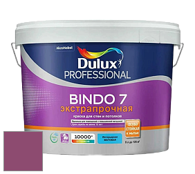 Краска DULUX LUXIUM BINDO 7 Экстрапрочная матовая краска цвет 30RR 13/328 