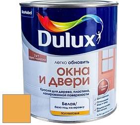 Краска DULUX LUXIUM ОКНА И ДВЕРИ полуматовая краска цвет 25YY 50/592 Fire's Glow