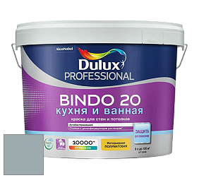 Краска DULUX LUXIUM BINDO 20 Кухня и Ванная полуматовая краска цвет 70BG 40/050 Spa Blue
