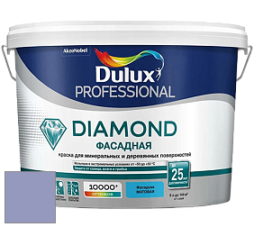 Краска DULUX LUXIUM DIAMOND ФАСАДНАЯ матовая краска цвет 90BB 36/188 Plush velvet 6