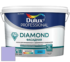 Краска DULUX LUXIUM DIAMOND ФАСАДНАЯ матовая краска цвет NCS S 1040-R60B 