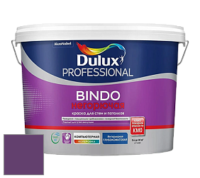 Краска DULUX LUXIUM BINDO НЕГОРЮЧАЯ 9л глубокоматовая краска цвет 56RB 09/302 Grape Jamboree