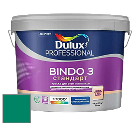 Краска DULUX LUXIUM BINDO 3 Стандарт глубокоматовая краска цвет 30GG 19/370 Peppermint Beach