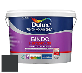 Краска DULUX LUXIUM BINDO НЕГОРЮЧАЯ 9л глубокоматовая краска цвет 00BB 06/017 Grey Flow