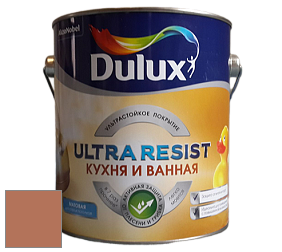 Краска DULUX LUXIUM ULTRA RESIST КУХНЯ И ВАННАЯ матовая ультрастойкая краска цвет 60YR 25/349 