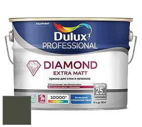 Краска DULUX LUXIUM DIAMOND EXTRA MATT глубокоматовая краска цвет NCS S 8010-G50Y 