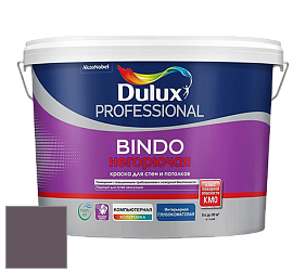 Краска DULUX LUXIUM BINDO НЕГОРЮЧАЯ 9л глубокоматовая краска цвет NCS S 7010-R30B 