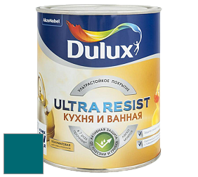 Краска DULUX LUXIUM ULTRA RESIST КУХНЯ И ВАННАЯ полуматовая ультрастойкая краска цвет NCS S 4550-B20G 